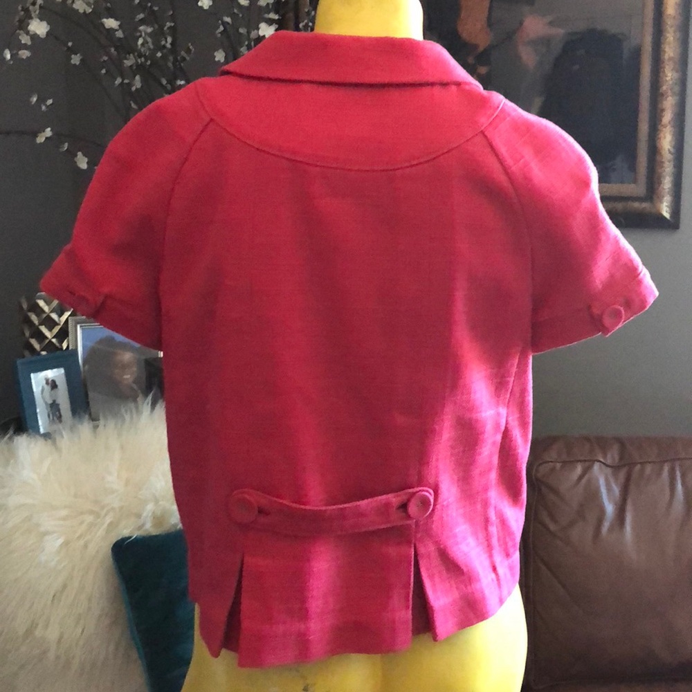 Banana Republic Short Sleeved Blazer Size S - Picture 3 of 4